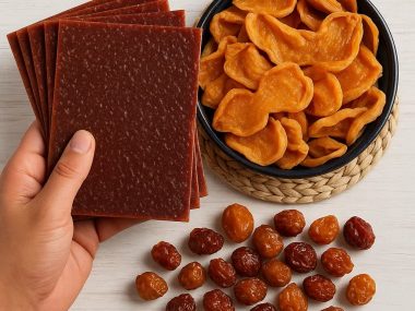 لواشک برگه زردآلو ملس