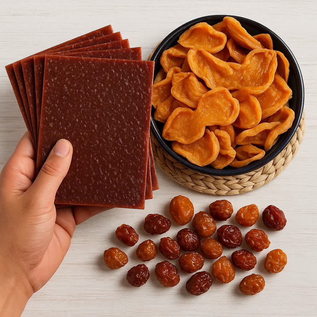 لواشک برگه زردآلو ملس