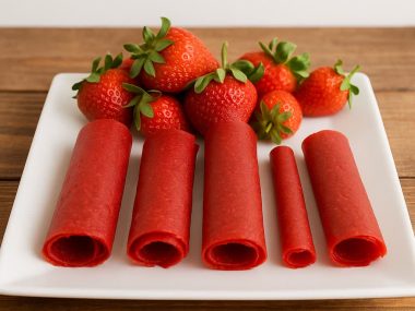 لواشک توت فرنگی